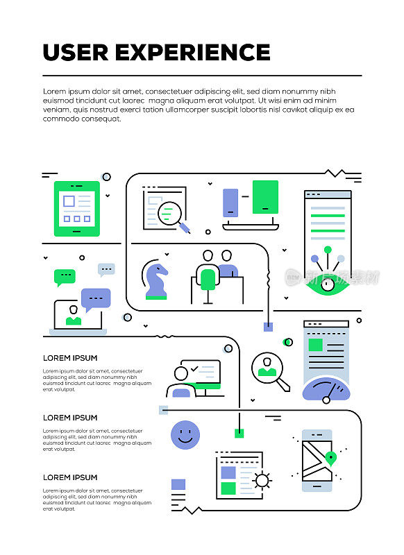 User Experience Infographic Design